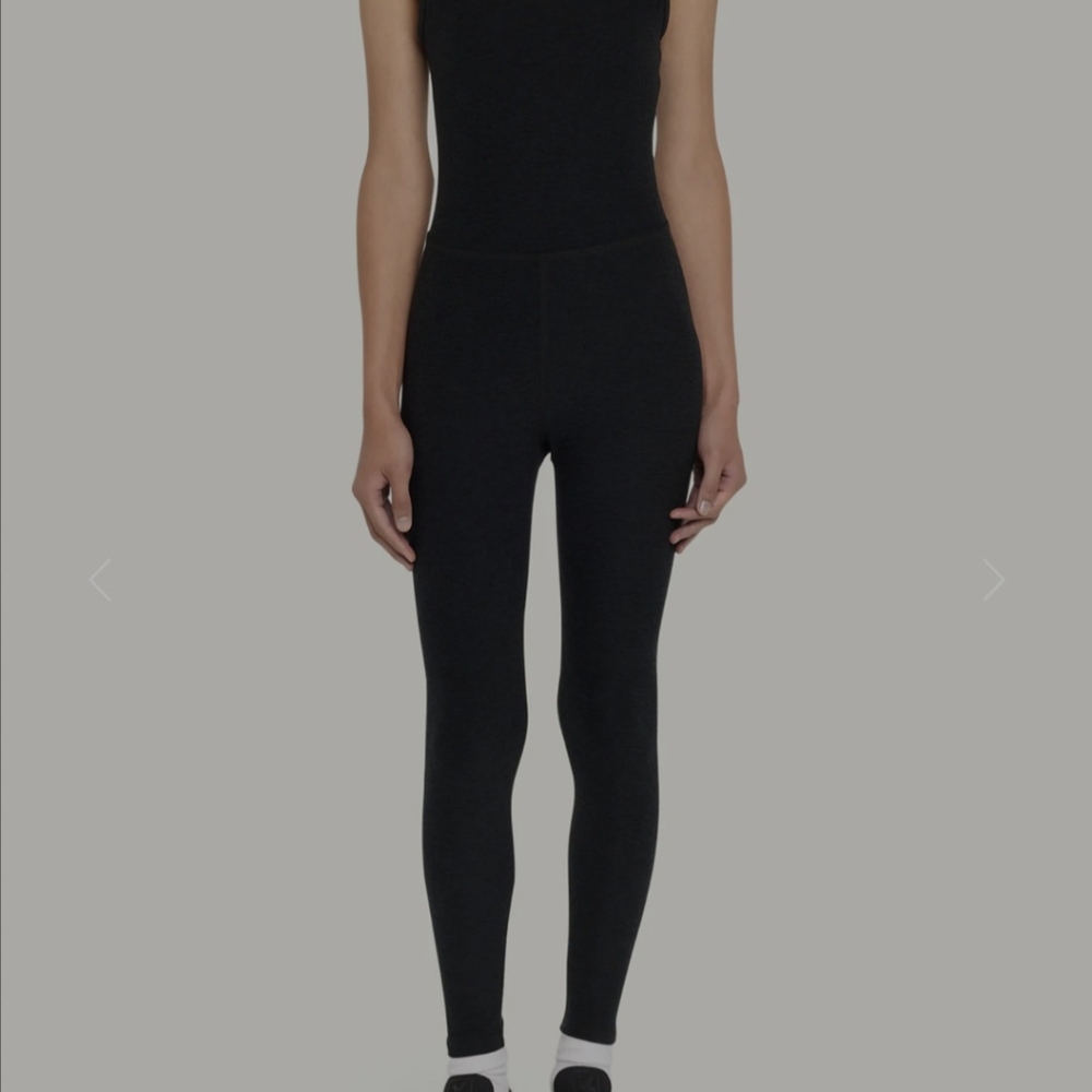 Beyond Yoga Black Spacedye Camisole Jumpsuit Bodysuit Size Medium M